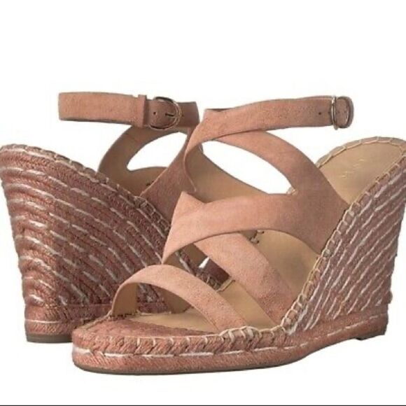 🌟joie Korrat Pink Espadrille Wedges🌟 - Picture 1 of 13